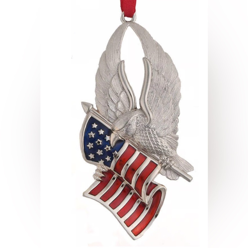 Gorham Eagle of Liberty  silver tone ornament
